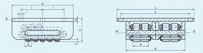 德國(guó)Borkey雙排輪滾輪搬運(yùn)車(chē)尺寸圖